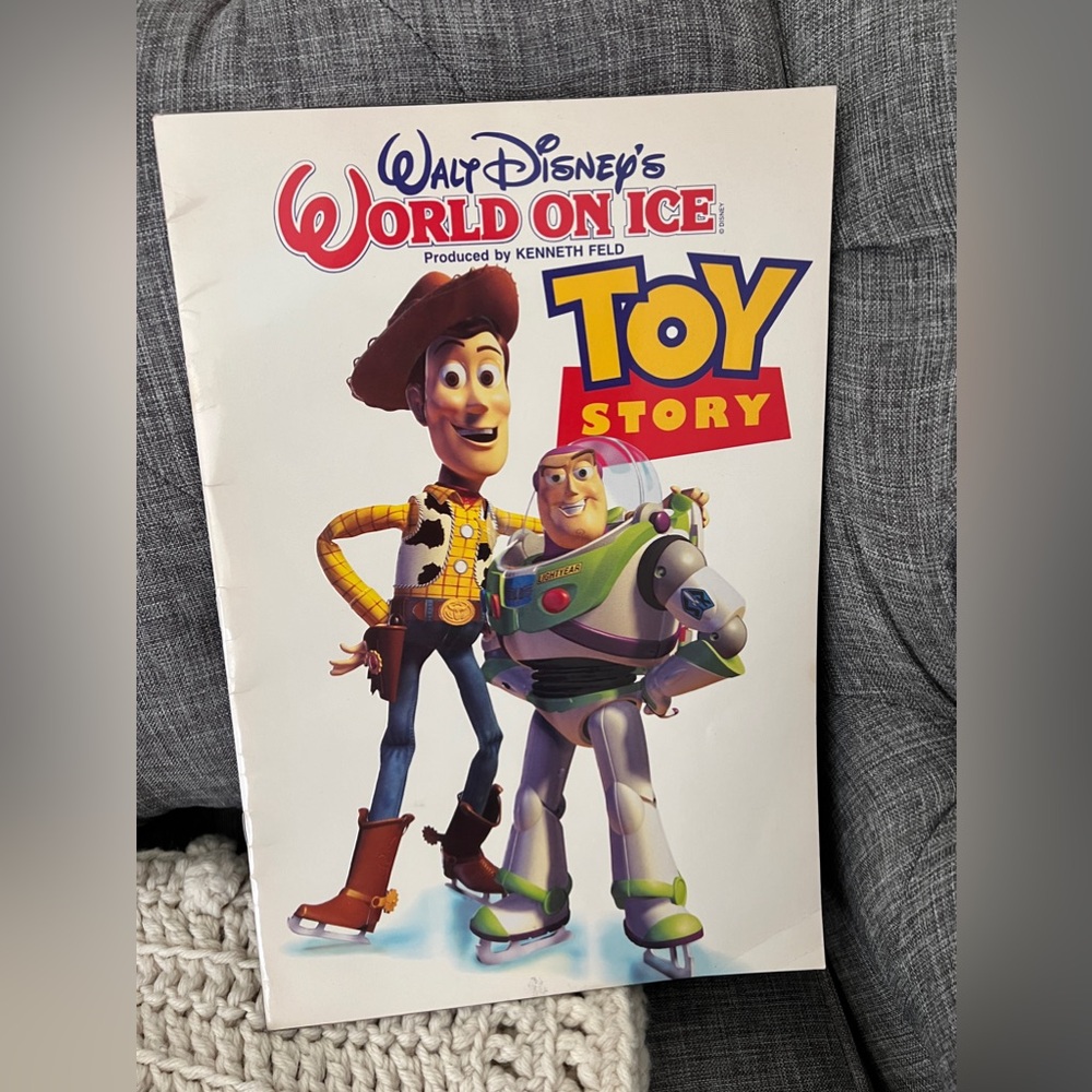 Vintage Disney on Ice 1996 program Toy Story